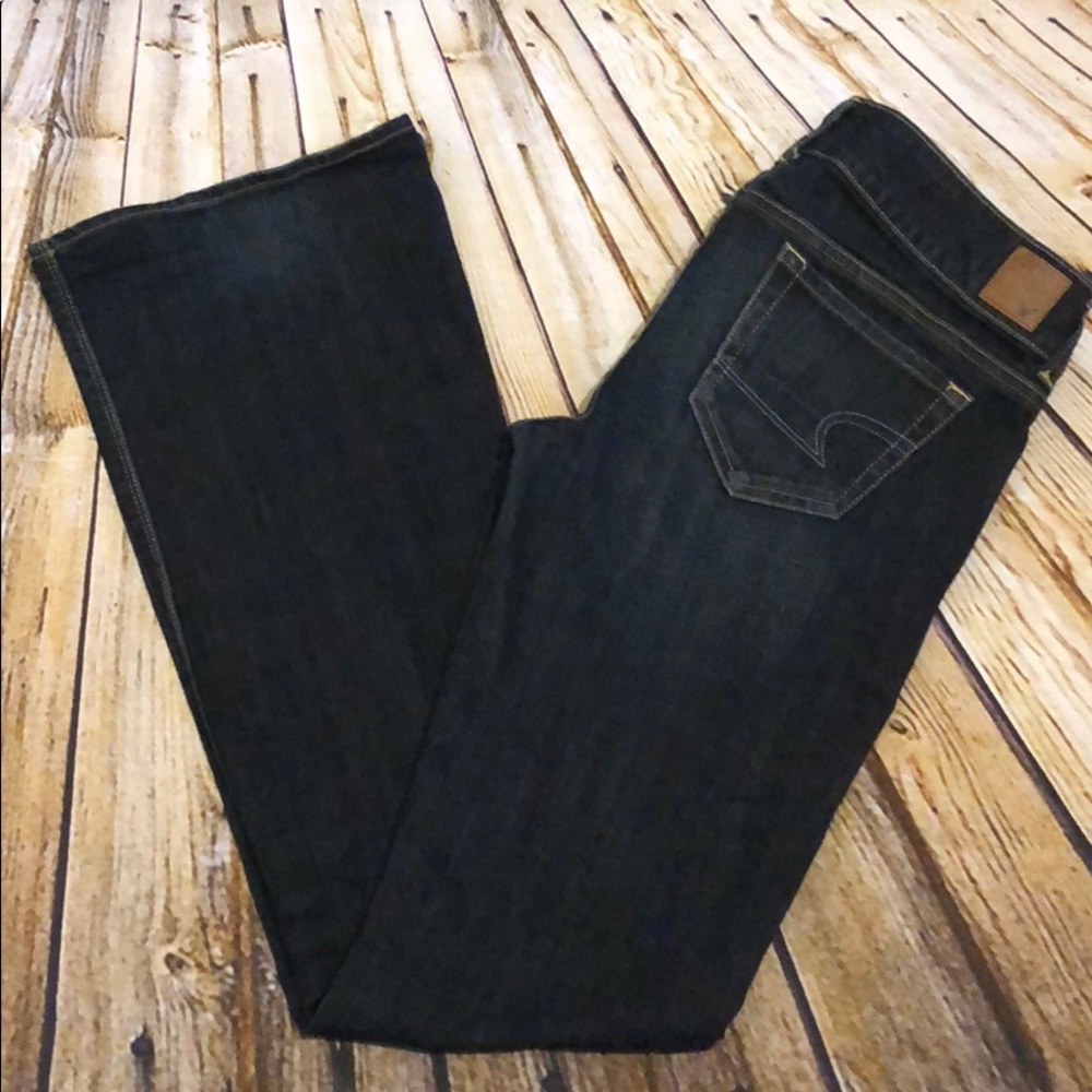 American Eagle dark wash artist jeans size 8x-long